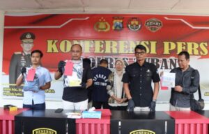 Pelaku Pencurian Handphone di Plumpang, Diamankan Polres Tuban