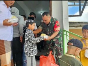 Koramil 0205/03 Berastagi Gelar Giat Sosial Jumat Berkah