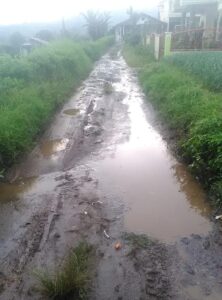 Bila Hujan Tiba, Jalan Deli Plantir Ujung Desa Merdeka Bagaikan Sungai