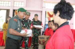 Dandim 0205/TK Kunjungi Panti Alpha Omega Lingga dalam Rangka Baksos HUT Ke 74 Kodam I/BB