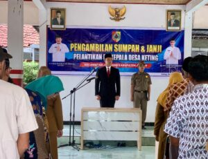 Camat Jombang Resmi Lantik PJ Kepala Desa Keting