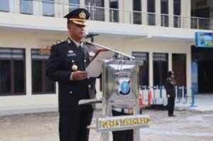 Peringatan Hari Lahir Pancasila di Halaman Mapolres Tanah Karo