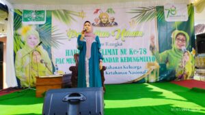 PAC Fatayat NU Gelar Pengajian Rutinan di Desa Banjarsari Jombang