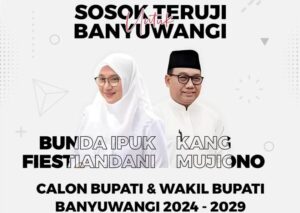Demokrat rekom Ipuk dan Mujiono di Pilkada Banyuwangi 2024 (foto: radar)