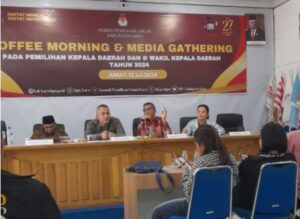 KPU Karo Gelar Coffee Morning Bersama Insan Pers Jelang Pilkada 2024