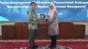 Pemkab Banyuwangi Gandeng Badan Informasi Geospasial untuk Penguatan Sistem Pemerintahan