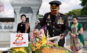 Polresta Banyuwangi Gelar Upacara Peringatan Hari Bhayangkara ke-78 di Lapangan Blambangan