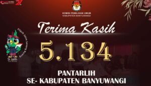 Proses Coklit Data Pemilih di Banyuwangi Rampung, KPU Apresiasi Pantarlih
