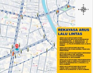 Polri Gelar Upacara Hari Juang Perdana di Surabaya, Rekayasa Lalu Lintas Diterapkan