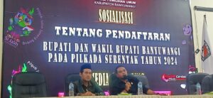 KPU Banyuwangi Gelar Media Gathering, Sosialisasi Persiapan Pendaftaran Pilkada 2024