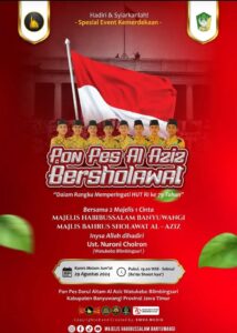 Ponpes Al Aziz Gelar Sholawat Kolosal untuk Peringati HUT RI ke-79
