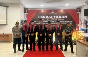 Pendaftaran Calon Bupati dan Wakil Bupati Karo Resmi di Tutup