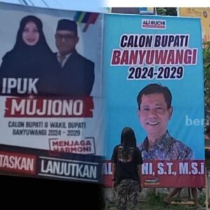 ASN Calon Pilkada Banyuwangi Pasang Baliho, Langgar Aturan Mendagri