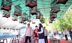 Festival Burung Berkicau Bupati Cup di GOR Tawang Alun Banyuwangi Berlangsung Meriah