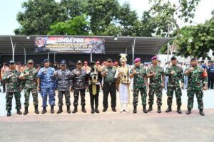 HUT TNI ke-79, Tiga Matra TNI Gelar Lomba PBB Tingkat SLTP/SLTA Se-Banyuwangi