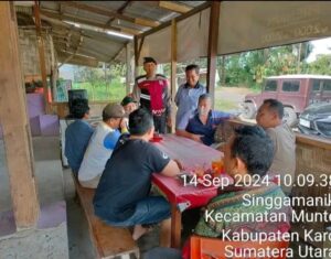 Polsek Munte Ciptakan Kamtibmas Yang Kondusif Jelang Pilkada 2024