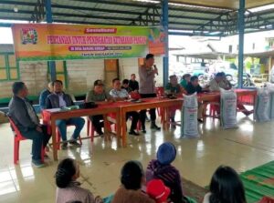 Polsek Munte Sosialisasi Peningkatkan Ketahanan Pangan di Desa Barung Kersap