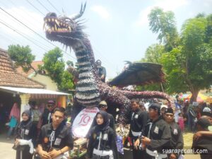 Pawai Budaya Meriahkan HUT RI ke-79 di Desa Banjardowo