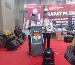 Tino-Onassis Dapat Nomor Urut 3 Pilkada Karo 2024