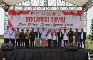 Wakil Bupati Karo, Menghadiri Deklarasi Pilkada Damai Tahun 2024
