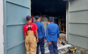 Kebakaran Pabrik Penggilingan Padi di Kabat Mengakibatkan Kerugian Ratusan Juta Rupiah