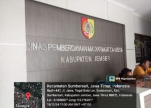 Kabid Pemberdayaan Perekonomian Desa, DPMD Jember Terkesan Kurang Menguasai Bidangnya