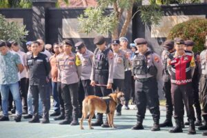 Kapolresta Banyuwangi Pimpin Apel Siaga Menjelang Pelantikan Presiden dan Wakil Presiden