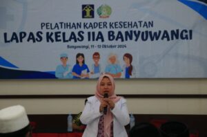 Lapas Kelas IIA Banyuwangi Bentuk Kader Kesehatan untuk Cegah Penyakit Menular