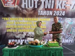 Purna Tugas Danramil Rogojampi Pamit di Tengah Semarak HUT TNI ke-79