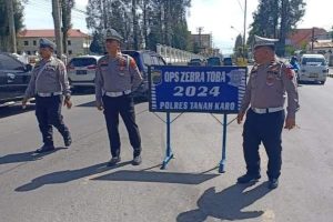 Satlantas Polres Karo Kembali Gelar Operasi Zebra Toba 2024 di Kota Kabanjahe