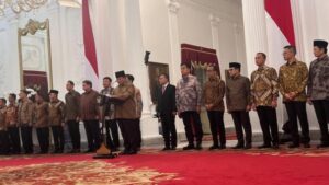 Susunan Menteri Kabinet Merah Putih Pemerintahan Presiden Prabowo (foto: Detik)