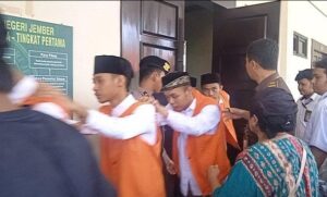 Terdakwa Kasus Pesilat Keroyok Polisi Jalani Sidang Perdana di PN Jember