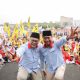 Kampanye Akbar Asriludin-Lom Lom Sedot Ribuan Pendukung di Percut Sei Tuan