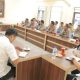foto rapat virtual Polres Tanah Karo Turut Mengikuti Launching Gerakan Nasional Pangan Merah Putih
