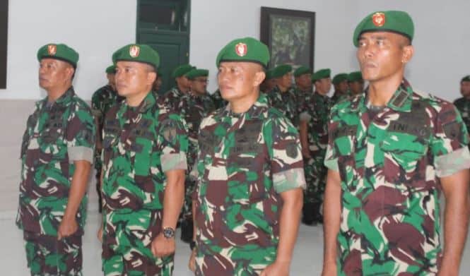 Rotasi 3 Danramil dan 1 Staf Kodim 0825 Banyuwangi