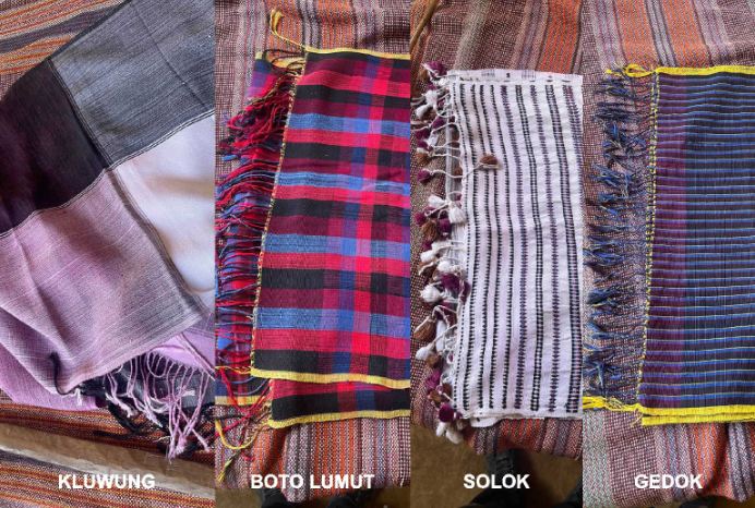 Motif tenun asli Banyuwangi, suku Osing, dibuat oleh Siami