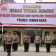 Kapolres Tanah Karo Pimpin Langsung Sertijab Kapolsek Simpang Empat dan Tigapanah