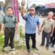 Lurah Simalingkar B Letakkan Batu Pertama Tugu Selamat Datang di Perbatasan Kwala Bekala