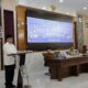 Wakil Bupati Banyuwangi Mujiono bertemu dengan ratusan anggota Persatuan Wredatama Republik Indonesia (PWRI) dalam acara halalbihalal