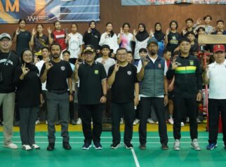 ajang olahraga pelajar bertajuk Turnamen Badminton J'Tampelan 2025