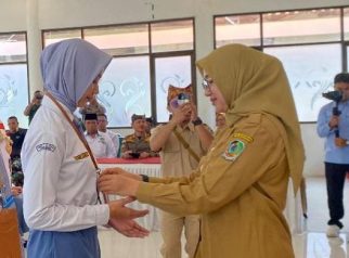 Bupati Ipuk membuka diklat Paskibraka 2025 di Banyuwangi
