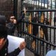 Ikatan Mahasiswa Muhammadiyah (IMM) Deli Serdang menggelar aksi unjuk rasa di depan Kejaksaan Tinggi Sumatera Utara