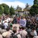 Polres Tanah Karo dan Forkopimda Kawal Aksi Damai Masyarakat Panggung Suara Karo