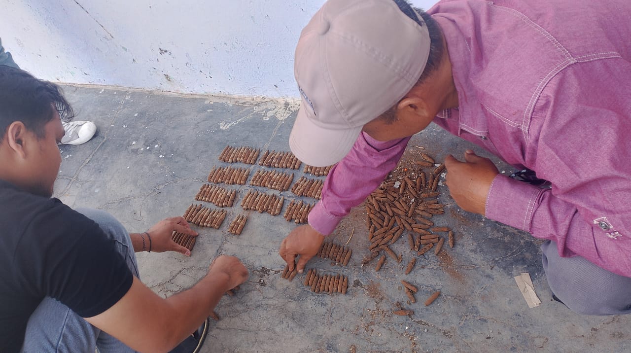 Penemuan proyektil peluru di TPS Gapangan, mojopanggung, Banyuwangi