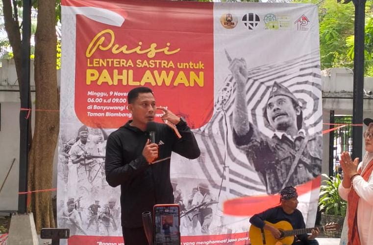 Kapolresta Banyuwangi Rama Samtama Putra Baca Puisi Pahlawan Itu Bernama Rakyat