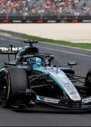 Pebalap Mercedes-AMG Petronas, George Russell., F1 GP Australia