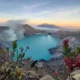 Lokasi foto sunrise di Kawah Ijen: Panduan lengkap
