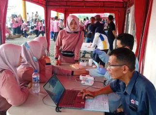 Peserta OSMA di Jember Sport Garden Antusias Donor Darah
