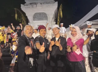 Damar Adji Adyaksa dalam pagelaran Pandome Urip Wojiwo