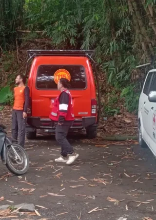 PMI dan Basarnas Sisir Sungai Garahan Cari Warga Yang Diduga Hanyut